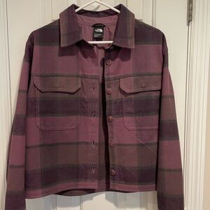 The North Face Women's Plum Plaid Button-Front Shacket